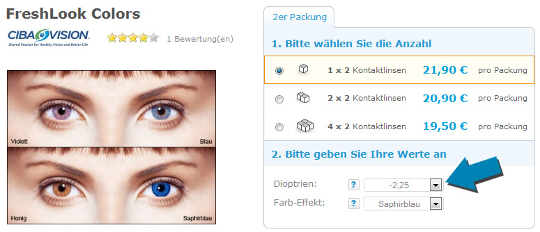 Farbige Kontaktlinsen Informationen Erfahrungen