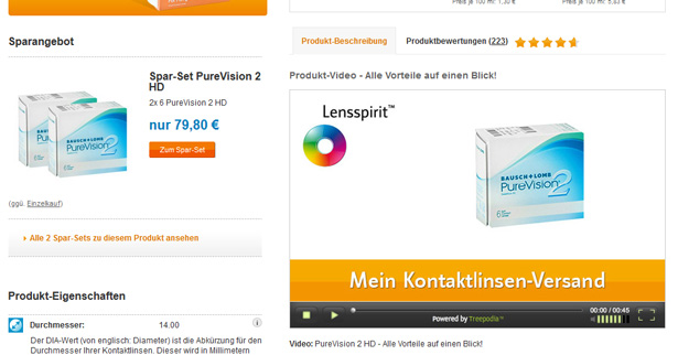 Produktvideos bei lensspirit.de