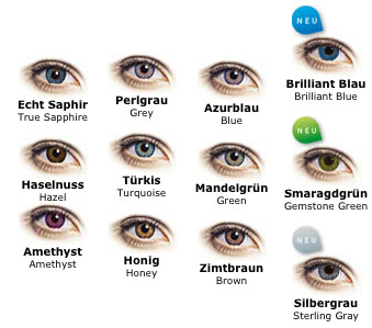 Farbvarianten Colorblends