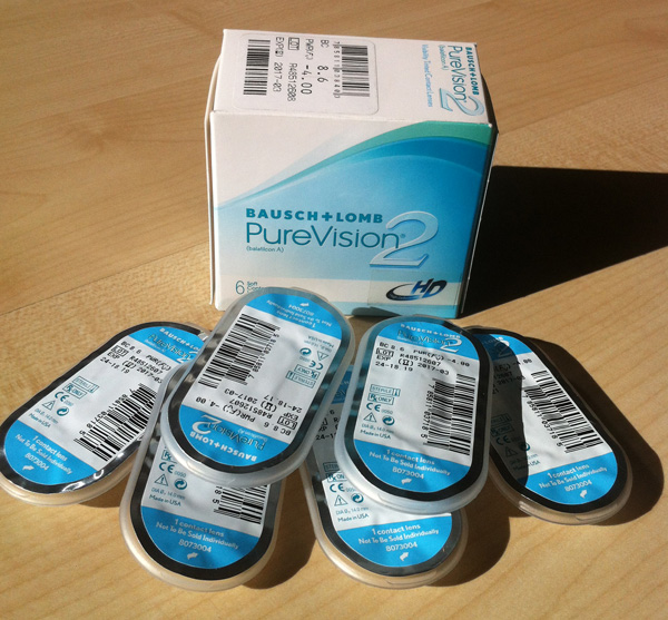 Verpackung & Blister der PureVision 2 HD