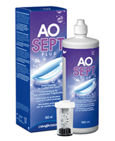 AOSEPT PLUS mit HydraGlyde für Silikon Hydrogel Monatslinsen