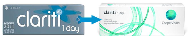 Neue Verpackung der Clariti 1Day