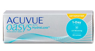Torische Tageslinse: Acuvue Oasys 1-Day Astigmatism